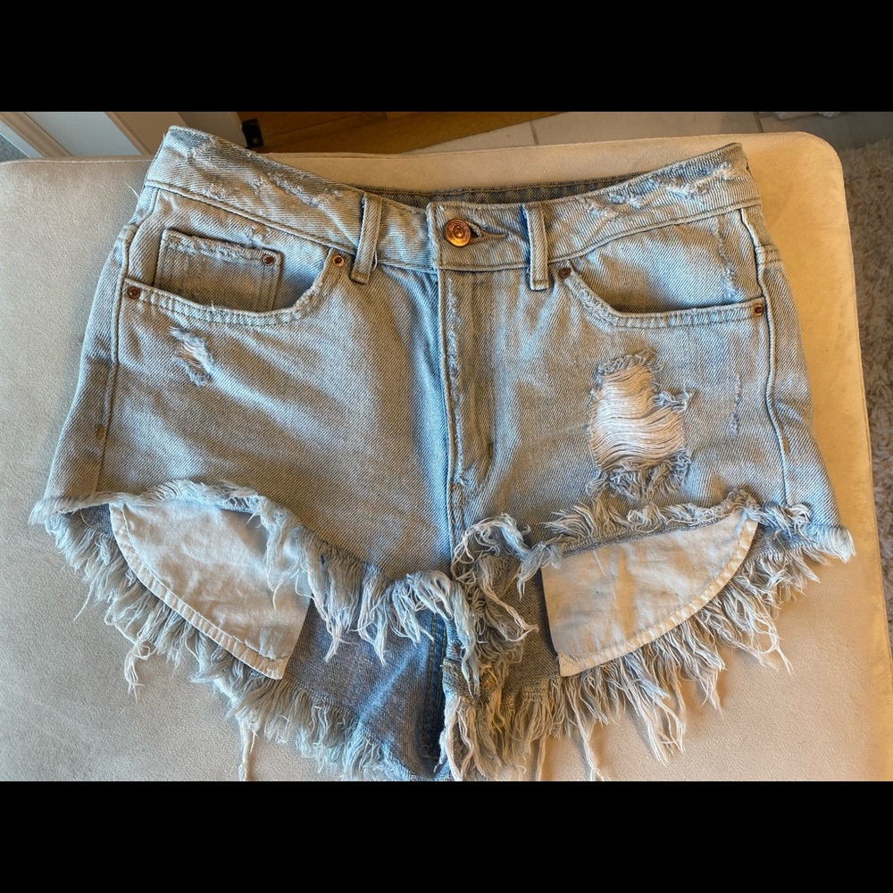 High waisted shorts